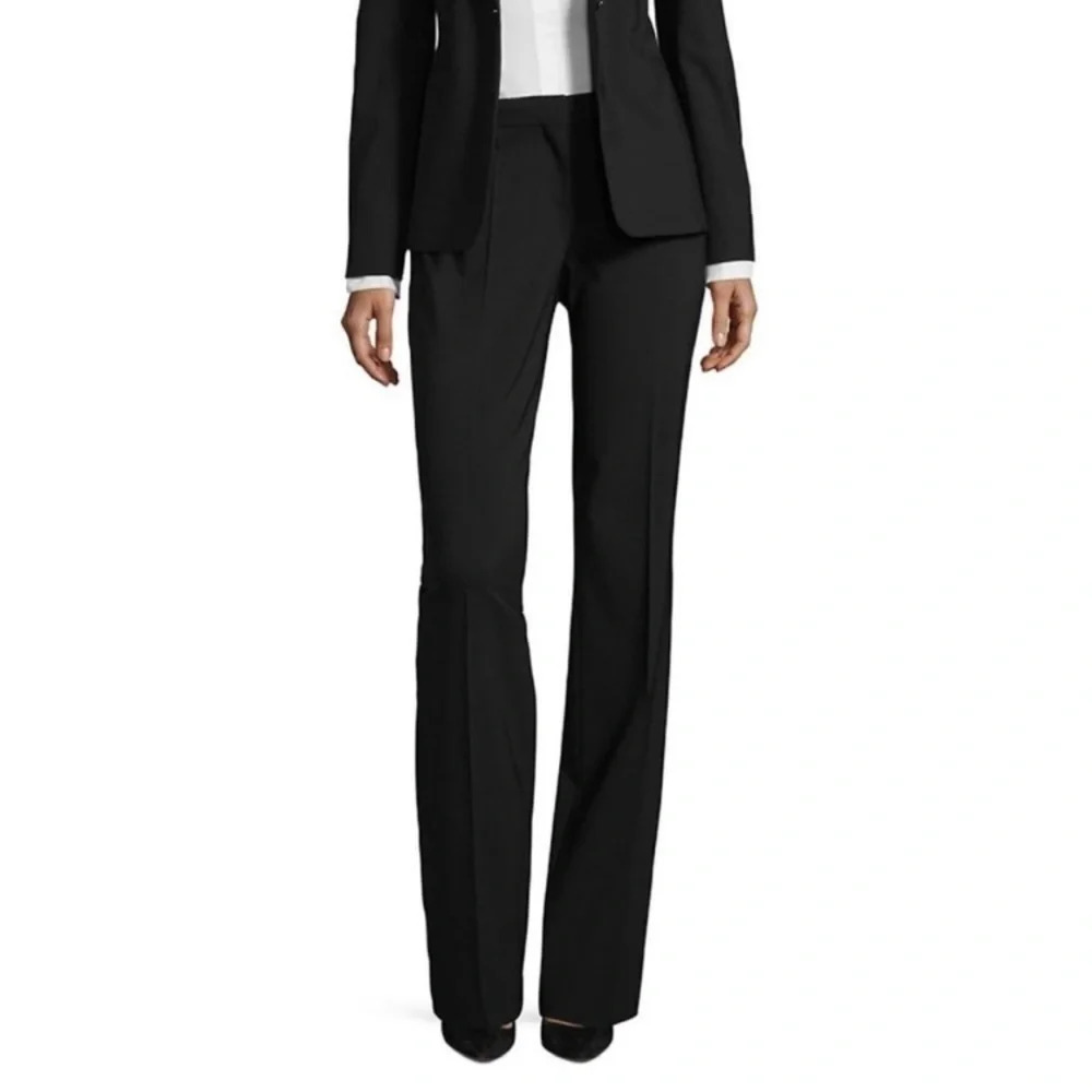 Boss Hugo Boss Tulea3 Wool Trouser Pants Black 12